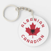 Canadese Albanese rots Sleutelhanger (Voorkant)