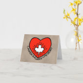 Canadese alle gelegenheid Canada Lover gelukkig Ca Kaart (Gele Bloem)