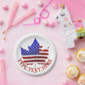 Canadese Amerikaanse Borden Custom Flag Paper Bord (Feest)
