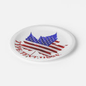 Canadese Amerikaanse Borden Custom Flag Paper Bord (Gekanteld)