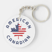 Canadese Amerikaanse Roots Sleutelhanger (Achterkant)