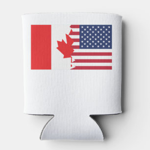 Canadese Amerikaanse vlag Blikjeskoeler