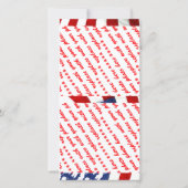 Canadese / Amerikaanse Wapperende Vlag (Achterkant)