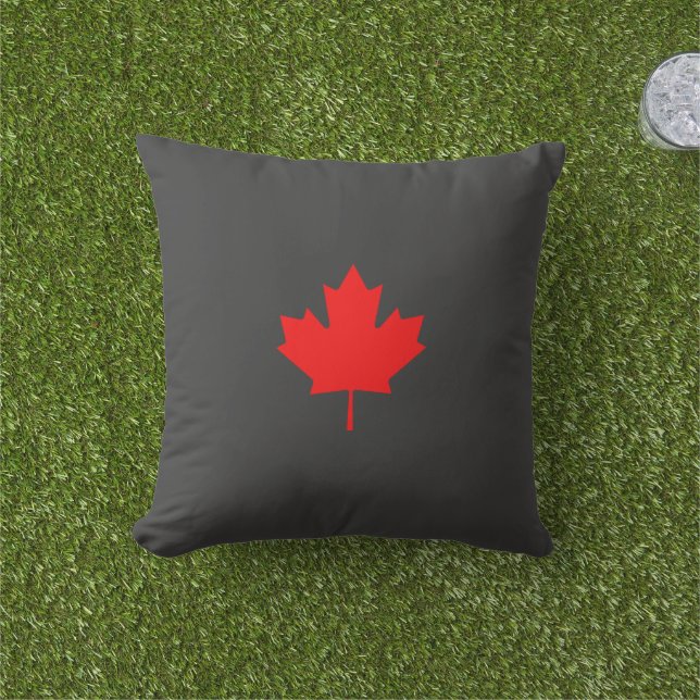 Canadese aple Leaf Buitenkussen (Gras)
