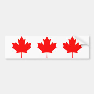 Canadese aple Leaf Bumpersticker