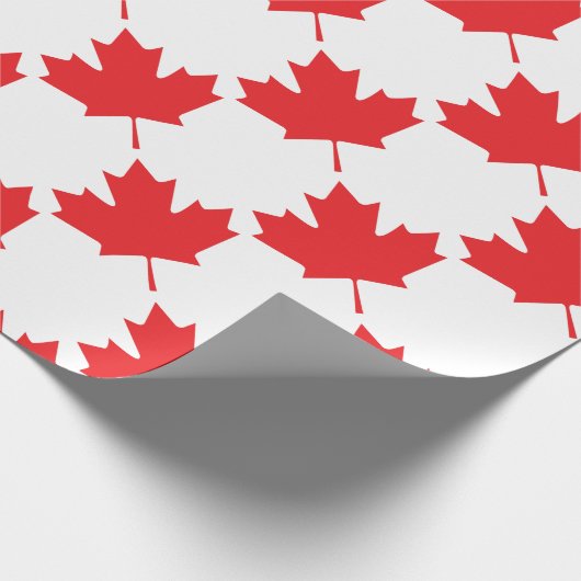 Canadese aple Leaf Cadeaupapier (Hoek)