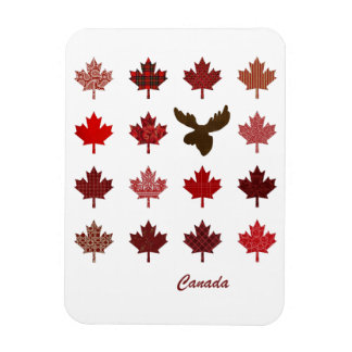 Canadese aple Leaf en Moose Magneet