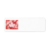 Canadese aple Leaf Etiket (Voorkant)