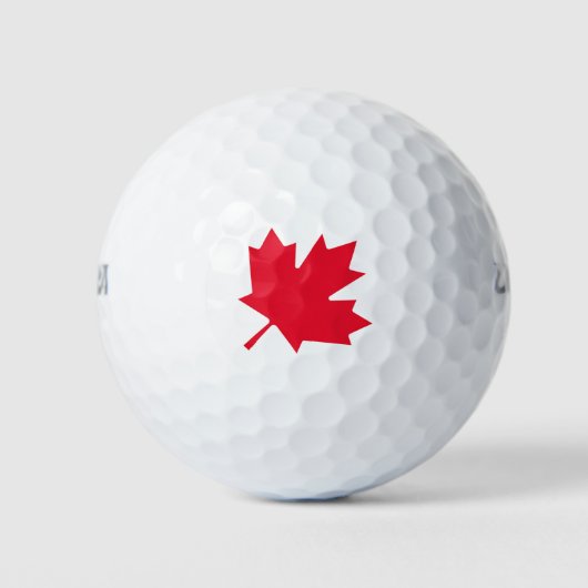 Canadese aple Leaf Golfballen (Voorkant)