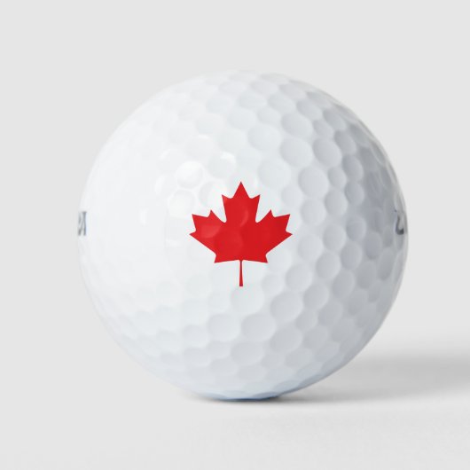 Canadese aple Leaf Golfballen (Voorkant)