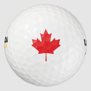 Canadese aple Leaf Golfballen