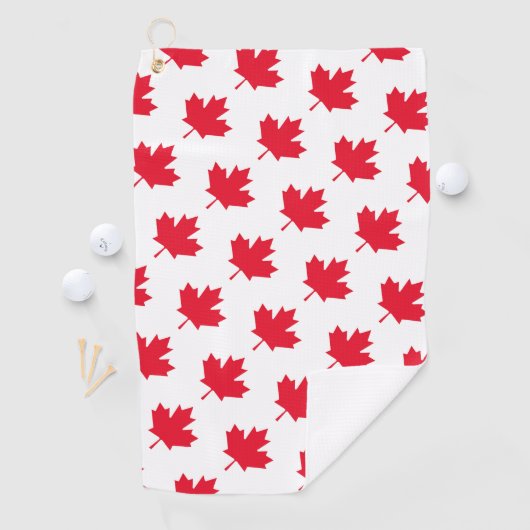 Canadese aple Leaf Golfhanddoek (Insitu)