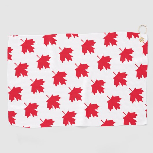 Canadese aple Leaf Golfhanddoek (Horizontaal)