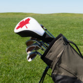 Canadese aple Leaf Golfheadcover (Insitu)