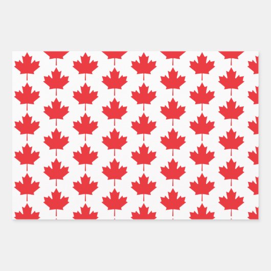 Canadese aple Leaf Inpakpapier Vel (Voorkant 2)