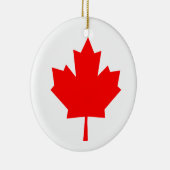 Canadese aple Leaf Keramisch Ornament (Rechts)