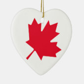 Canadese aple Leaf Keramisch Ornament (Rechts)