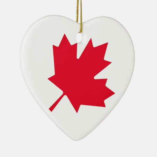 Canadese aple Leaf Keramisch Ornament (Rechts)