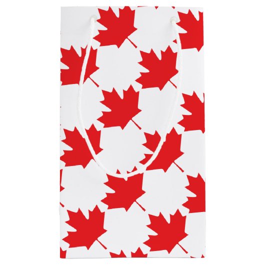 Canadese aple Leaf Klein Cadeauzakje (Achterkant)