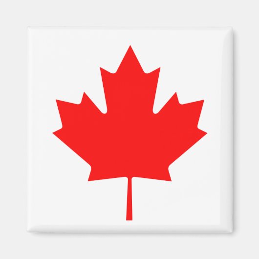 Canadese aple Leaf Magneet (Voorkant)