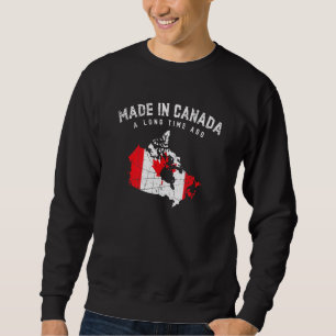 Canadese aple Leaf Map Canada Trui