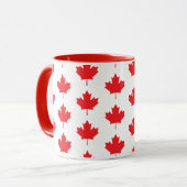 Canadese aple Leaf Mok (Voorkant links)