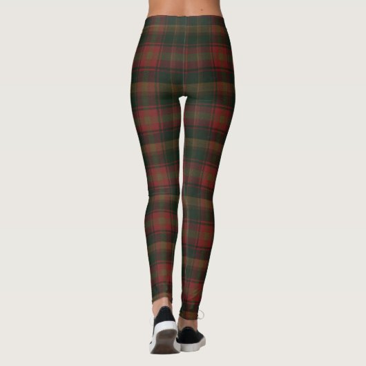 Canadese aple Leaf Original Tartan Leggings (Achterkant)