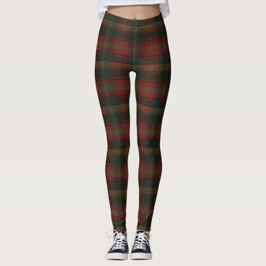 Canadese aple Leaf Original Tartan Leggings (Voorkant)