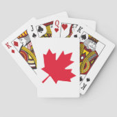 Canadese aple Leaf Pokerkaarten (Achterkant)
