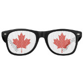 Canadese aple Leaf Retro Zonnebril (Voorkant)