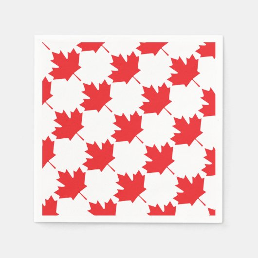 Canadese aple Leaf Servet (Voorkant)
