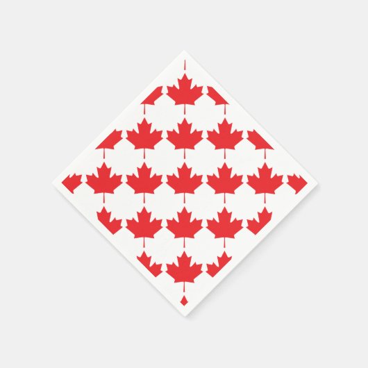 Canadese aple Leaf Servet (Hoek)