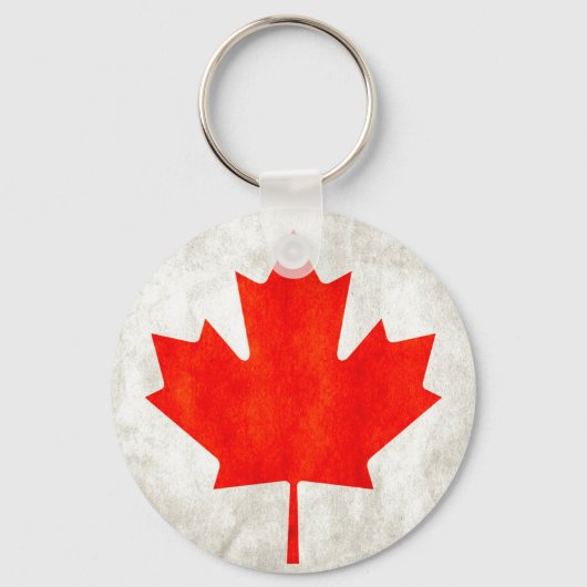 Canadese aple Leaf Sleutelhanger (Voorkant)