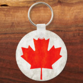 Canadese aple Leaf Sleutelhanger (Voorkant)