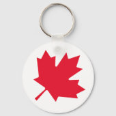 Canadese aple Leaf Sleutelhanger (Voorkant)