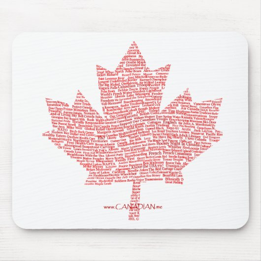 Canadese aple Leaf Style Muismat (Voorkant)