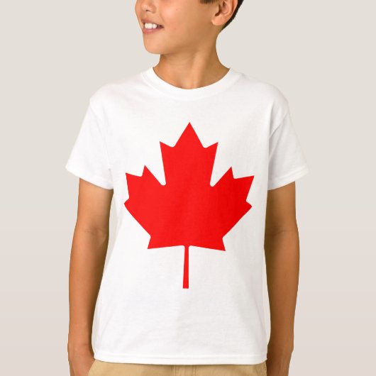 Canadese aple Leaf T-shirt (Voorkant)
