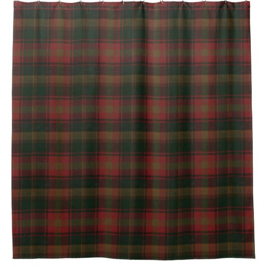Canadese aple Leaf Tartan Douchegordijn (Voorkant)