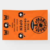 Canadese Appelboerderij U-Pick Promotie Spandoek (Horizontaal)