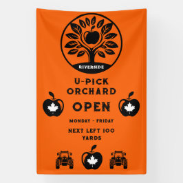 Canadese Appelboerderij U-Pick Promotie Spandoek