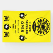 Canadese Appelboerderij U-Pick Promotie Spandoek (Horizontaal)