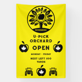 Canadese Appelboerderij U-Pick Promotie Spandoek