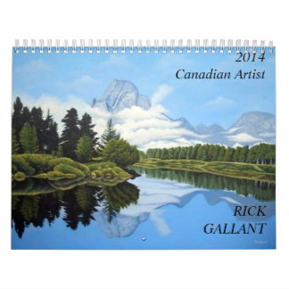 Canadese artiest Rick Gallant Kalender