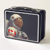 Canadese astronaut in de diepe ruimte (Achterkant)