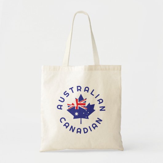 Canadese Australische Roots Tote Bag (Voorkant)
