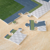 Canadese Autumn Golf Course & Ball Jigzaag Puzzle Legpuzzel (Zijkant)