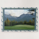 Canadese Autumn Golf Course & Ball Jigzaag Puzzle Legpuzzel<br><div class="desc">Golf Course foto. Golf Ball achtergrond.</div>
