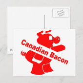 Canadese Bacon Briefkaart (Voorkant / Achterkant)