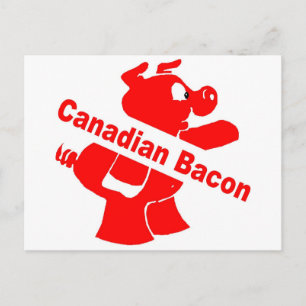 Canadese Bacon Briefkaart