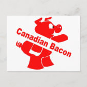 Canadese Bacon Briefkaart (Voorkant)